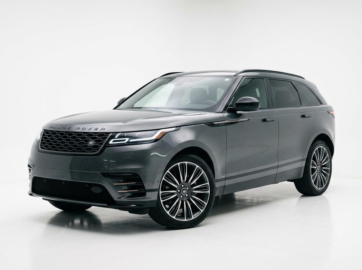 Sleek modern luxury SUV on a clean studio background