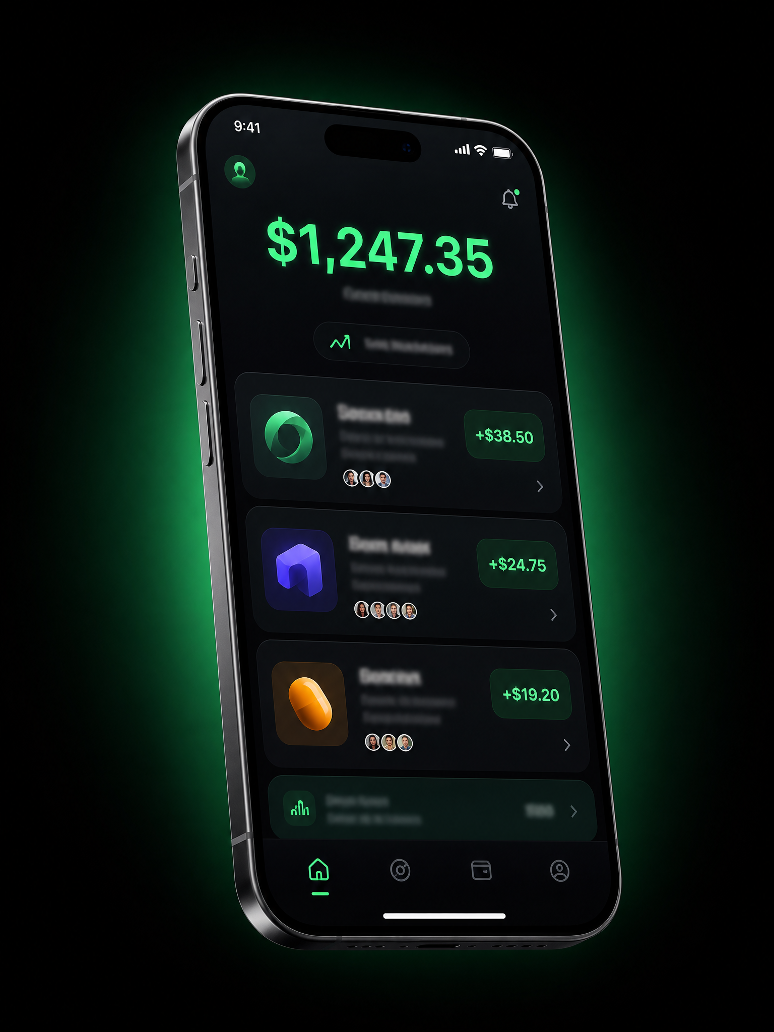The Extra app open on a phone showing today’s earning tasks stacked with the payout for each one