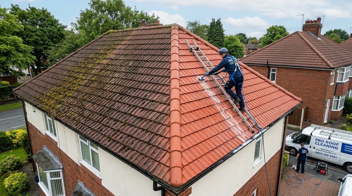 Roof Cleaning & Moss Removal service by Thames Valley Roofing
