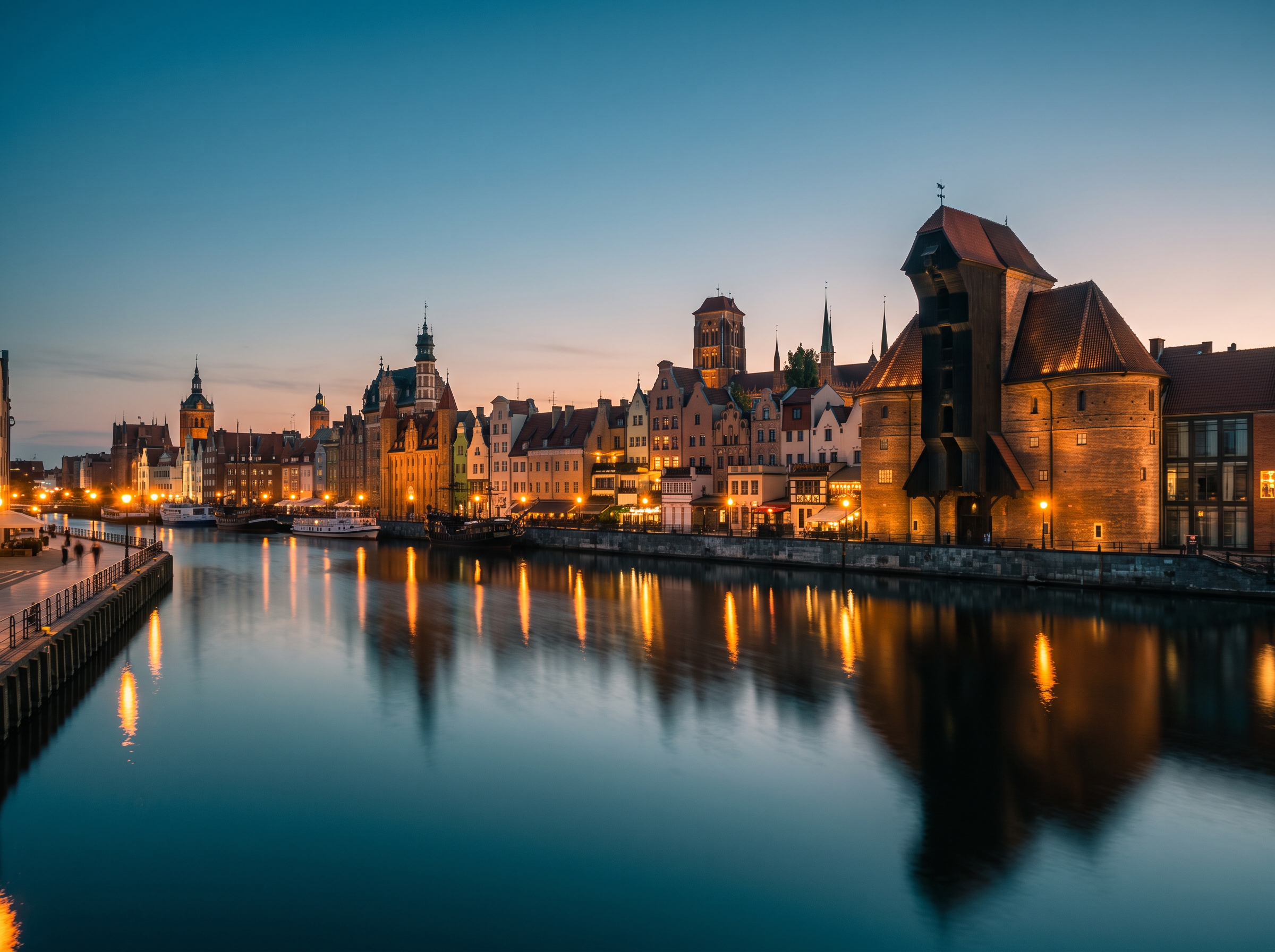 Gdańsk o zmierzchu – Danzig Time