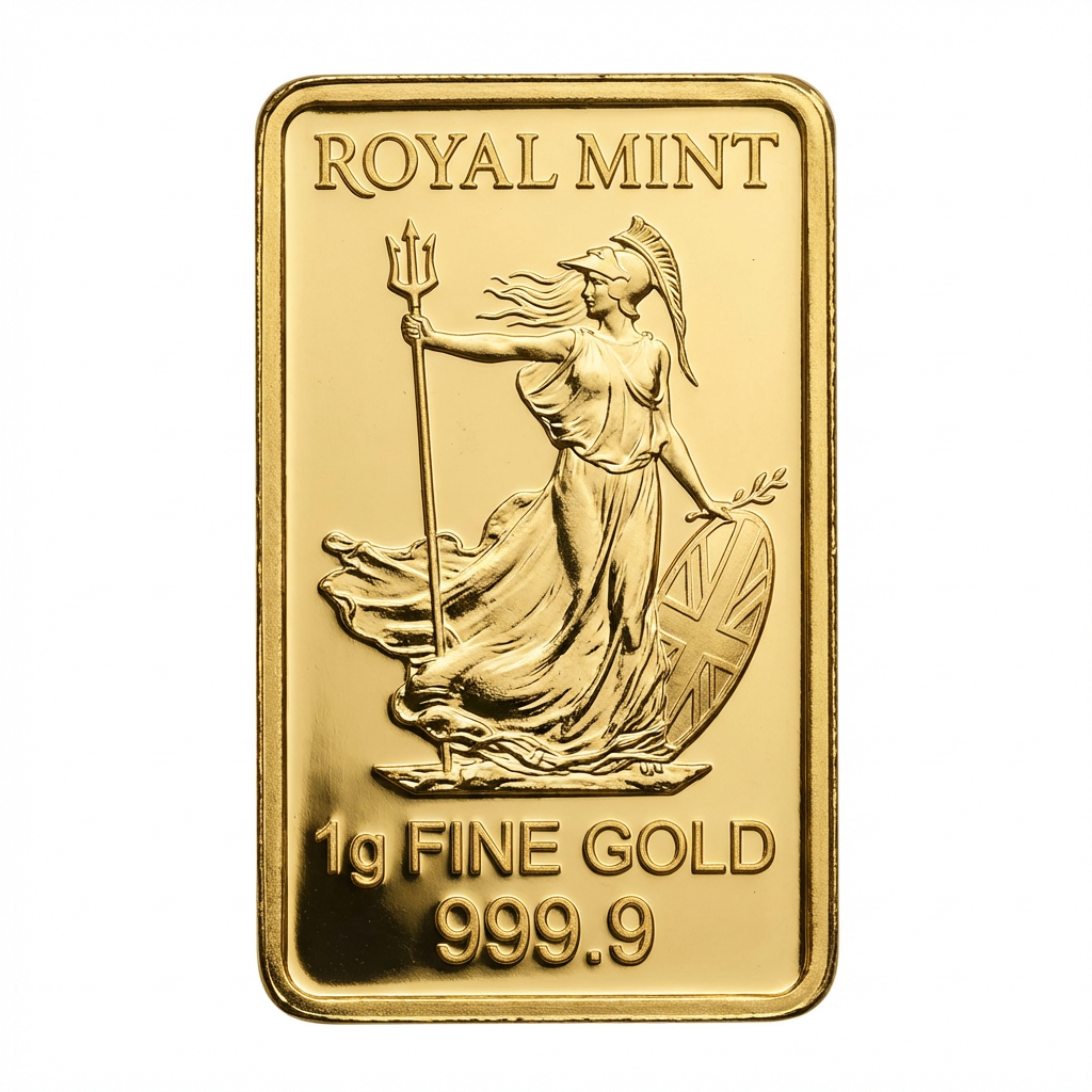 Royal Mint Britannia 1 Gram Gold Bar