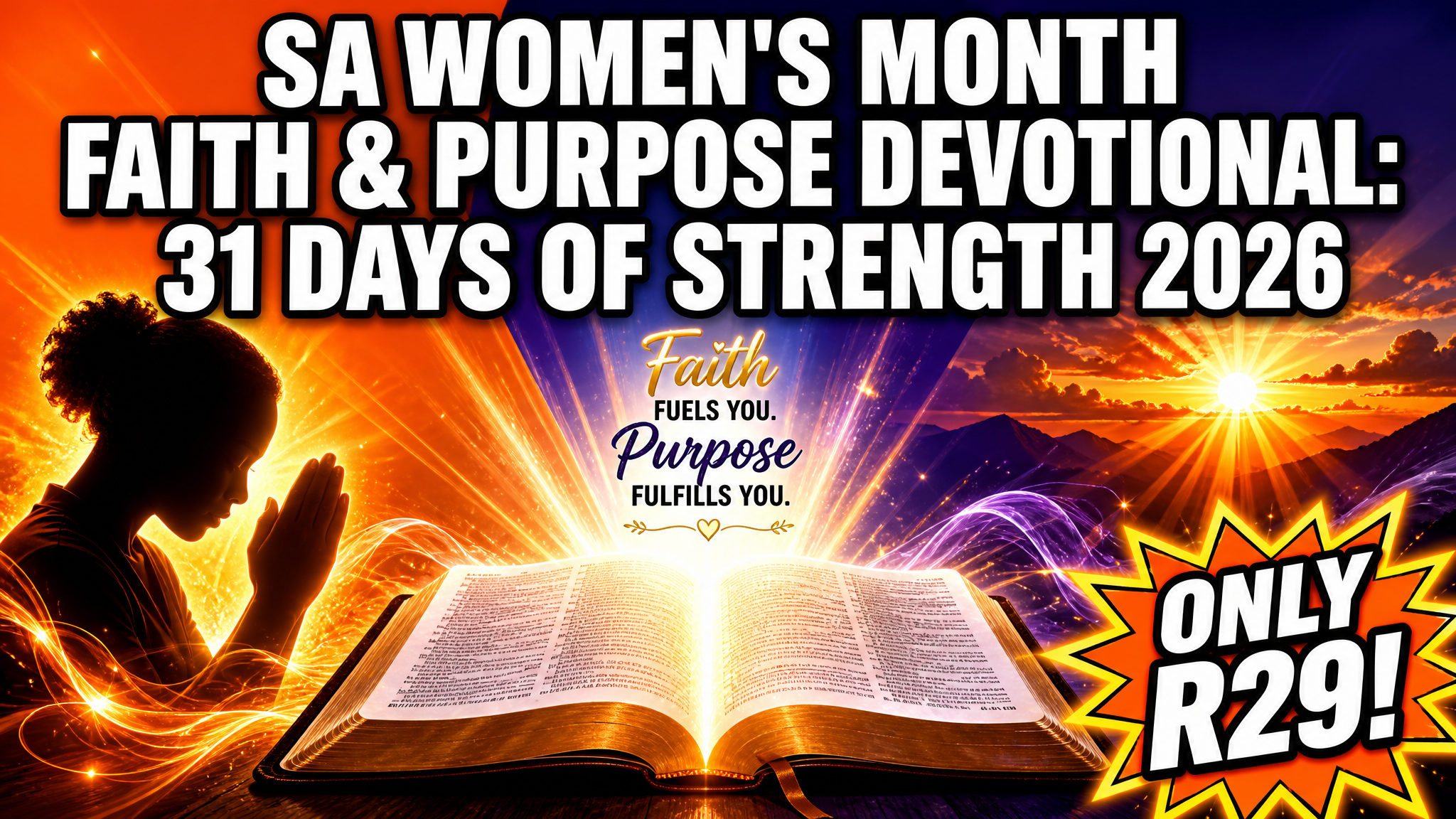 SA Women's Month Faith & Purpose Devotional: 31 Days of Strength 2026