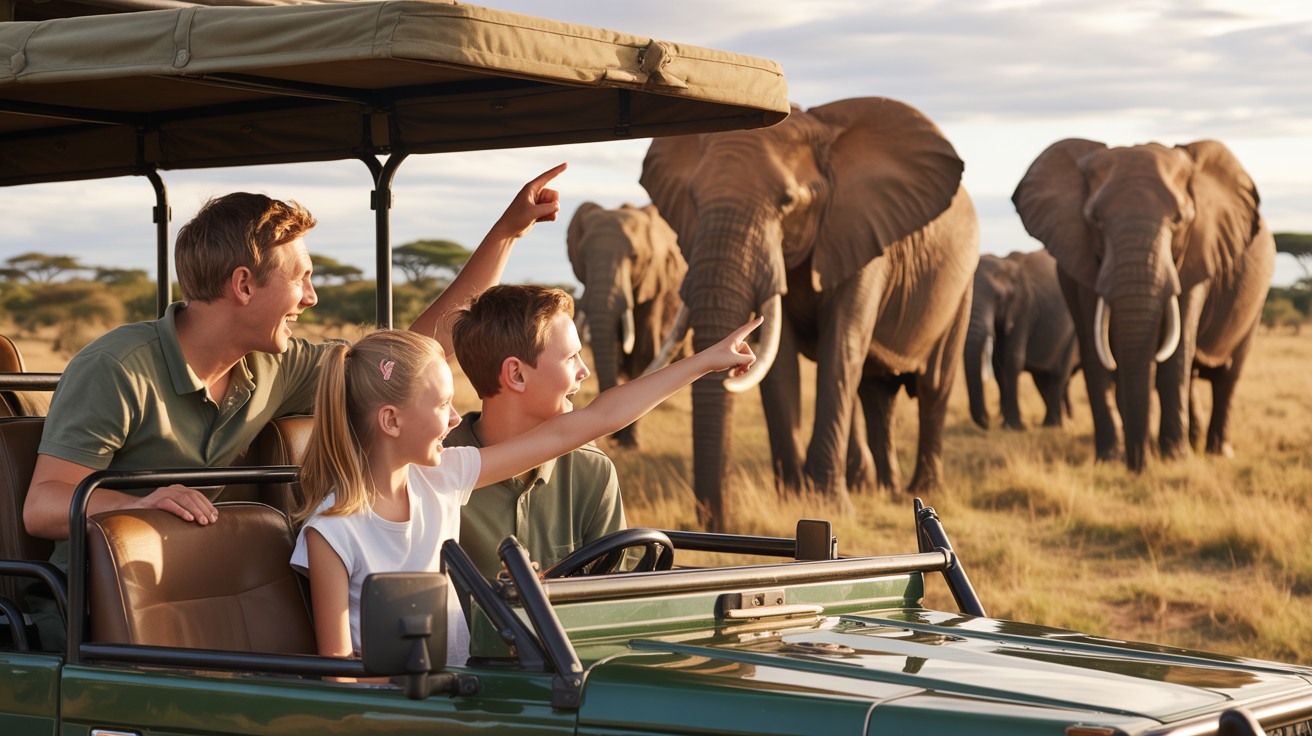 Safari Kényan en Famille