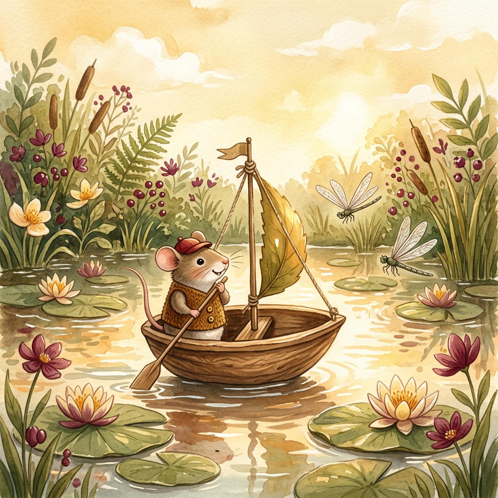Portada ilustrada de Barquito de Nuez