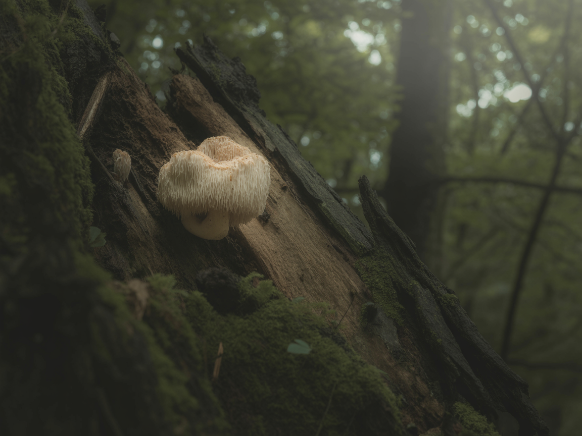 Lion's Mane in natural habitat
