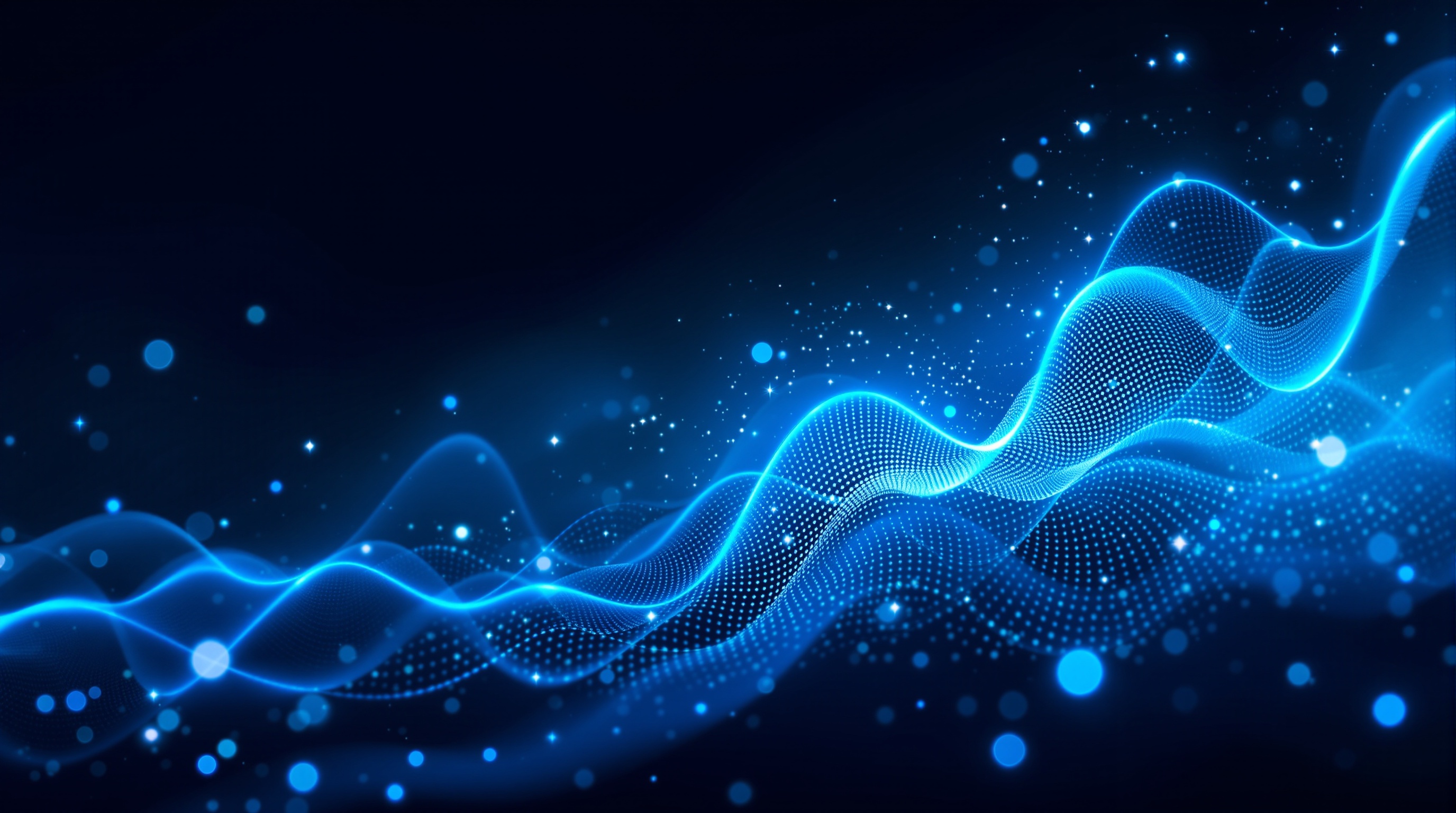 Abstract data visualization representing campaign analytics and metrics