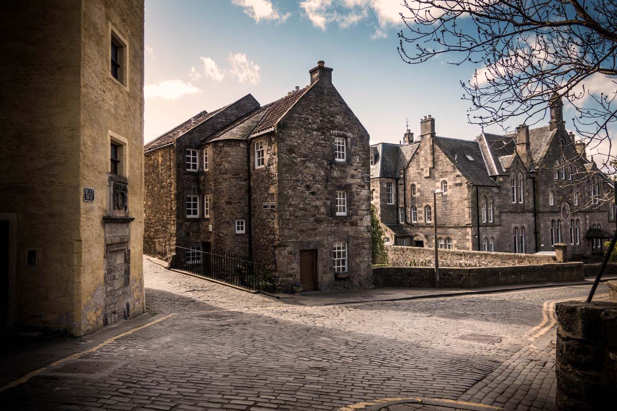Cast iron guttering on period property