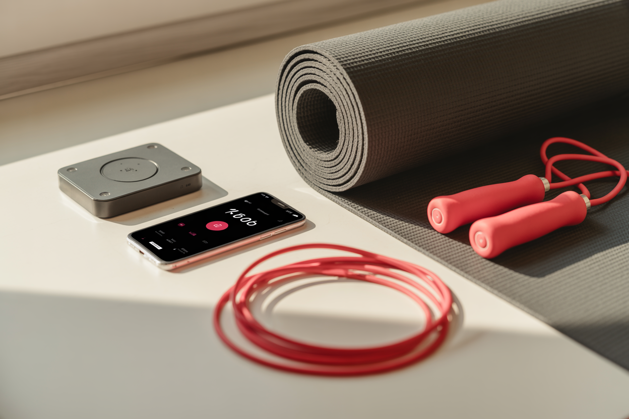 Kit minimalista para treino HIIT