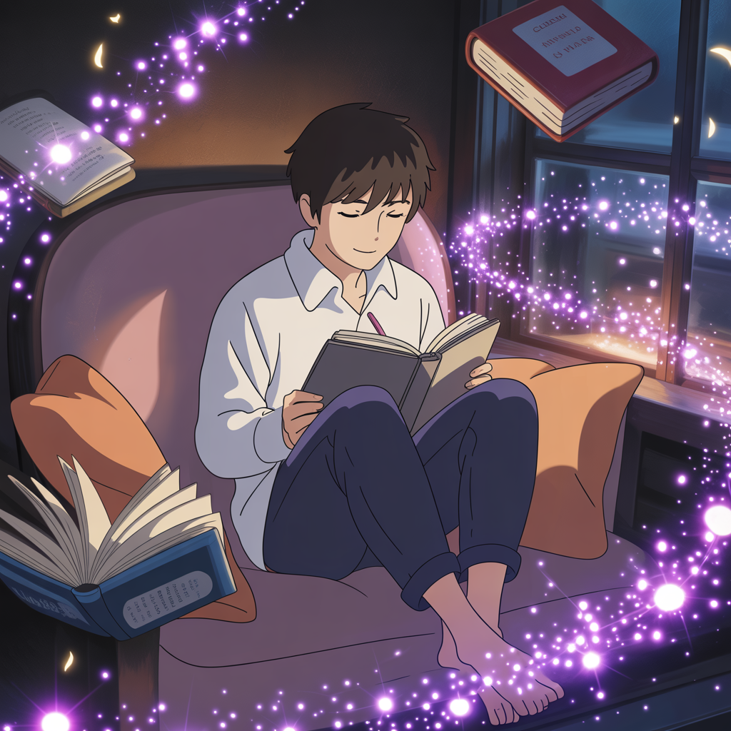 Reading light novels