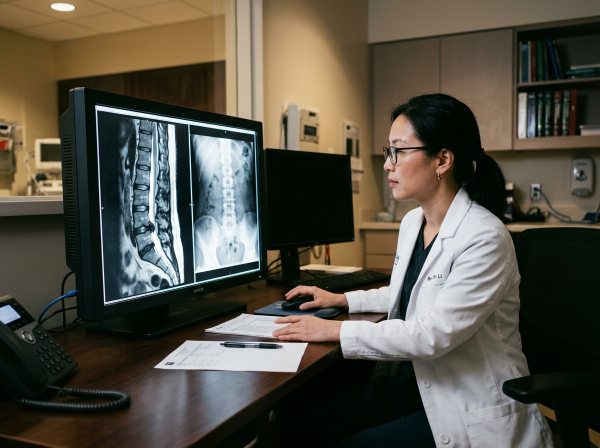 Imaging studies during a VA compensation and pension spine examination