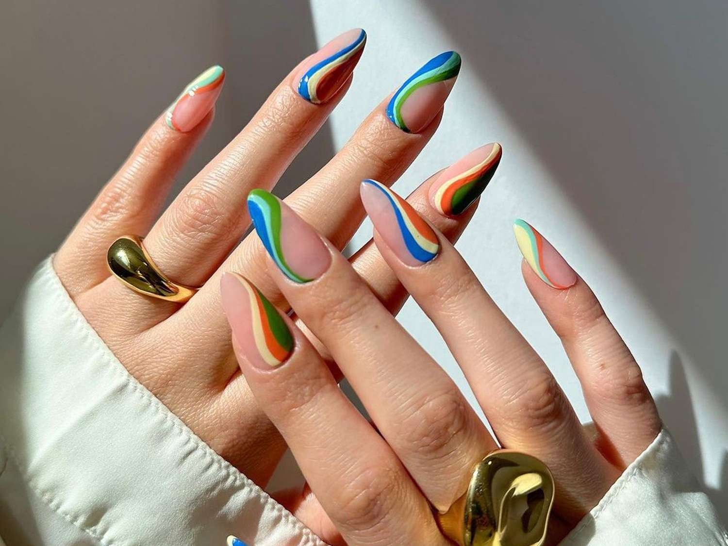 Diseño nail art creativo