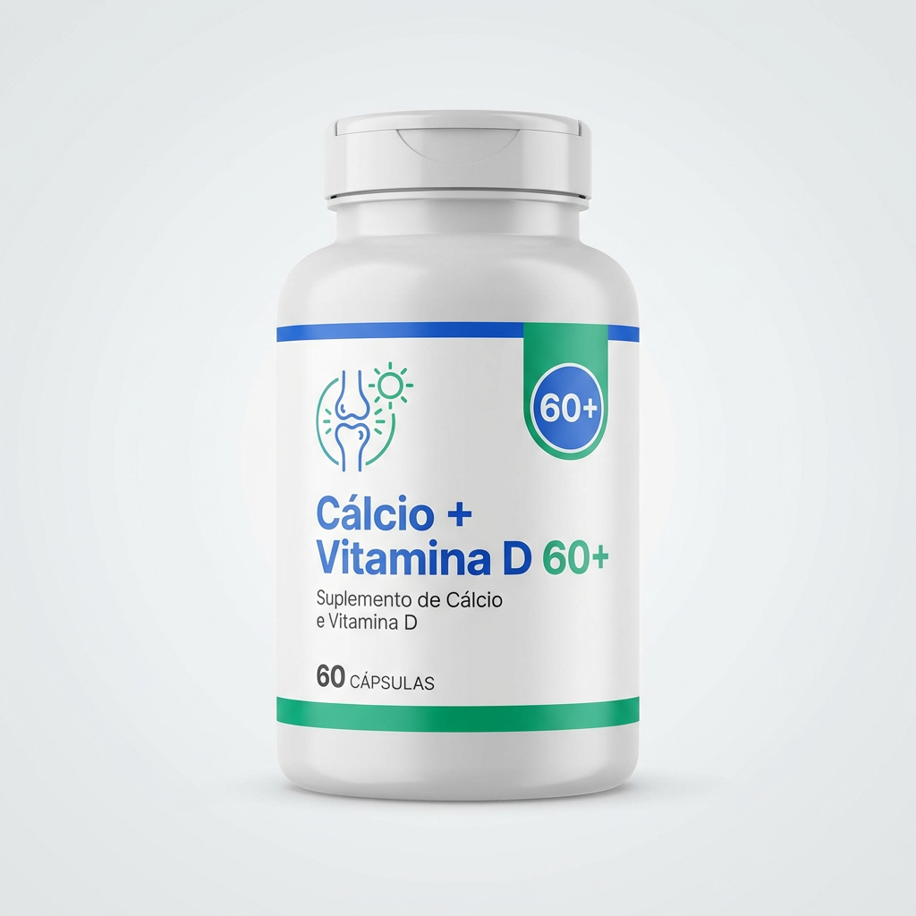 Cálcio + Vitamina D 60+