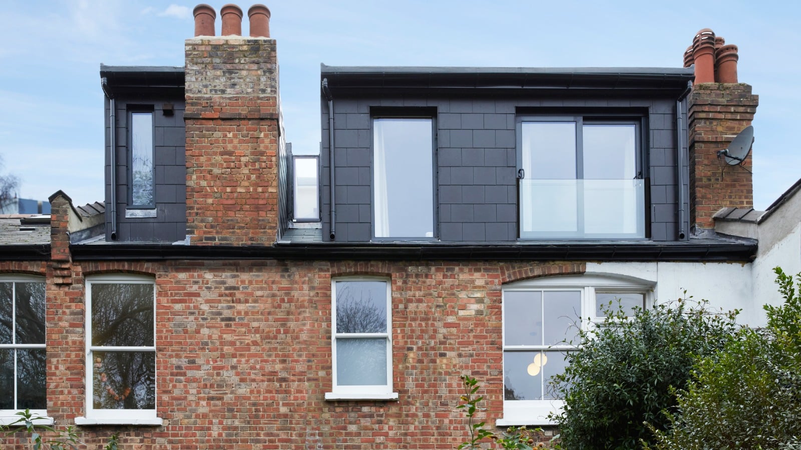 Modern dormer house