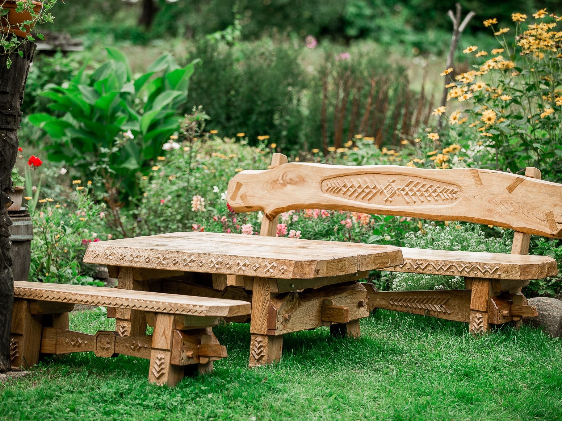 Gartenbank für den Pfarrgarten