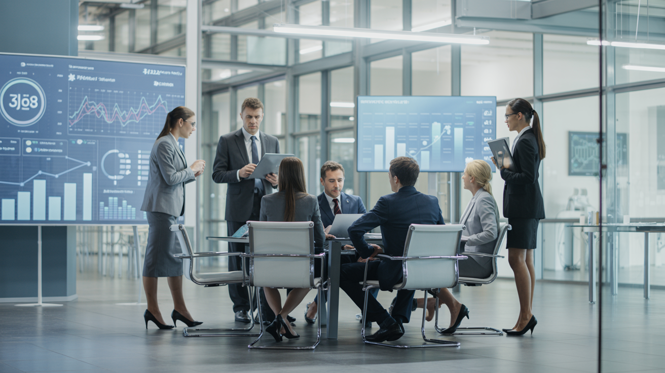 MT Tech Ventures team collaborating on technology investments in a modern office