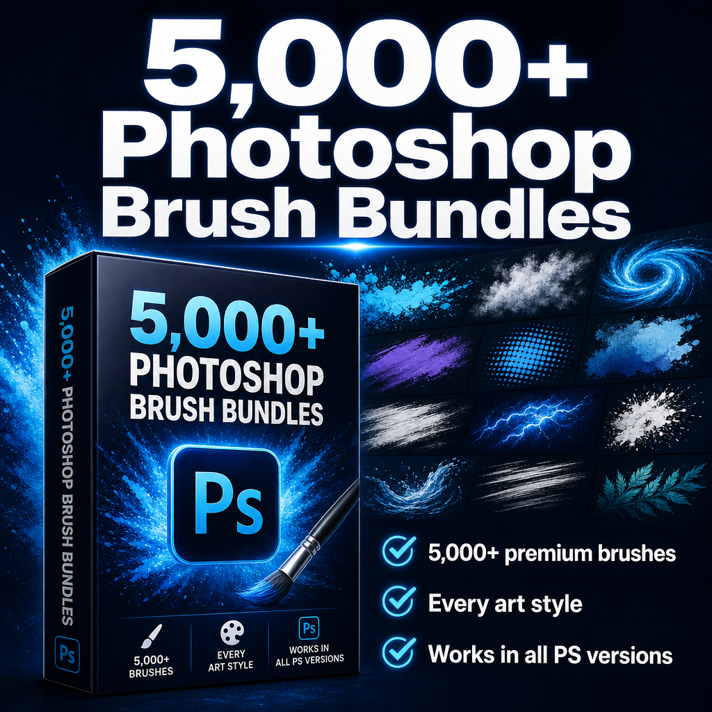 5,000+ Photoshop Brush Bundles