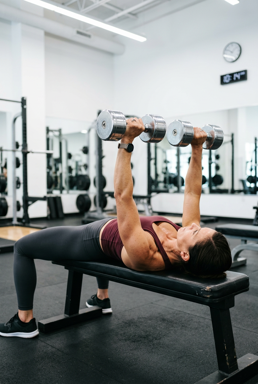 The Dumbbell Chest Press: Build Real Upper-Body Strength After 40