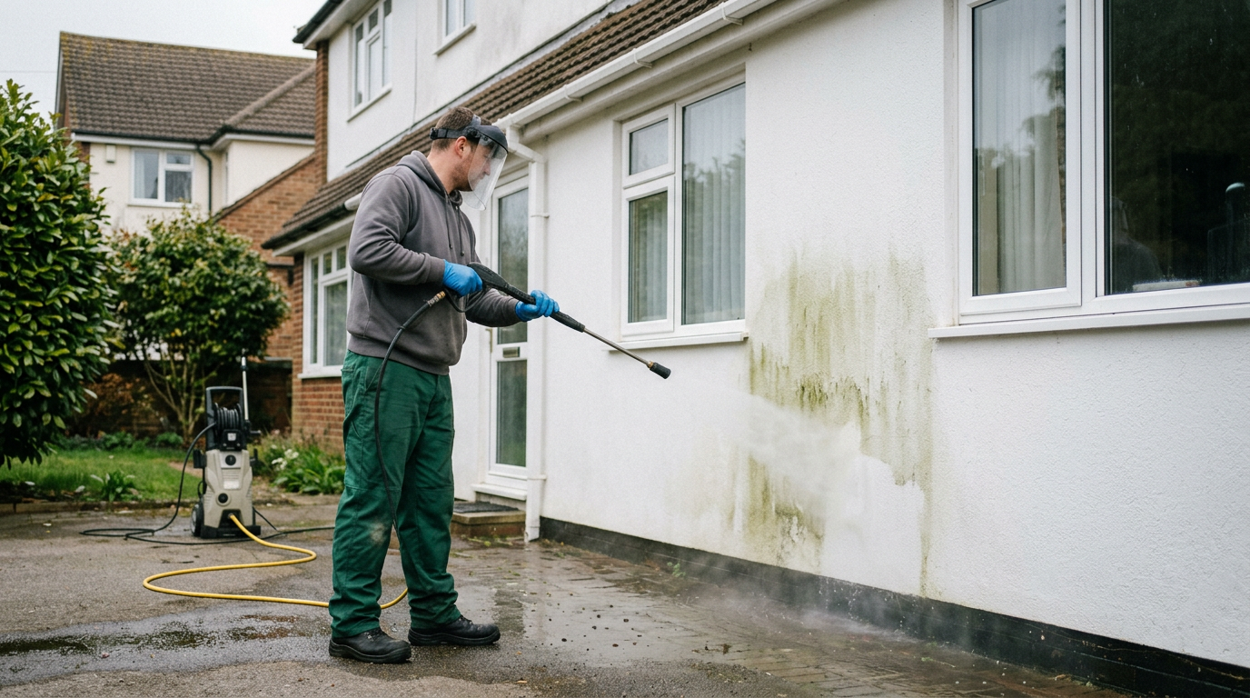 Render & Fascia Cleaning work example 5