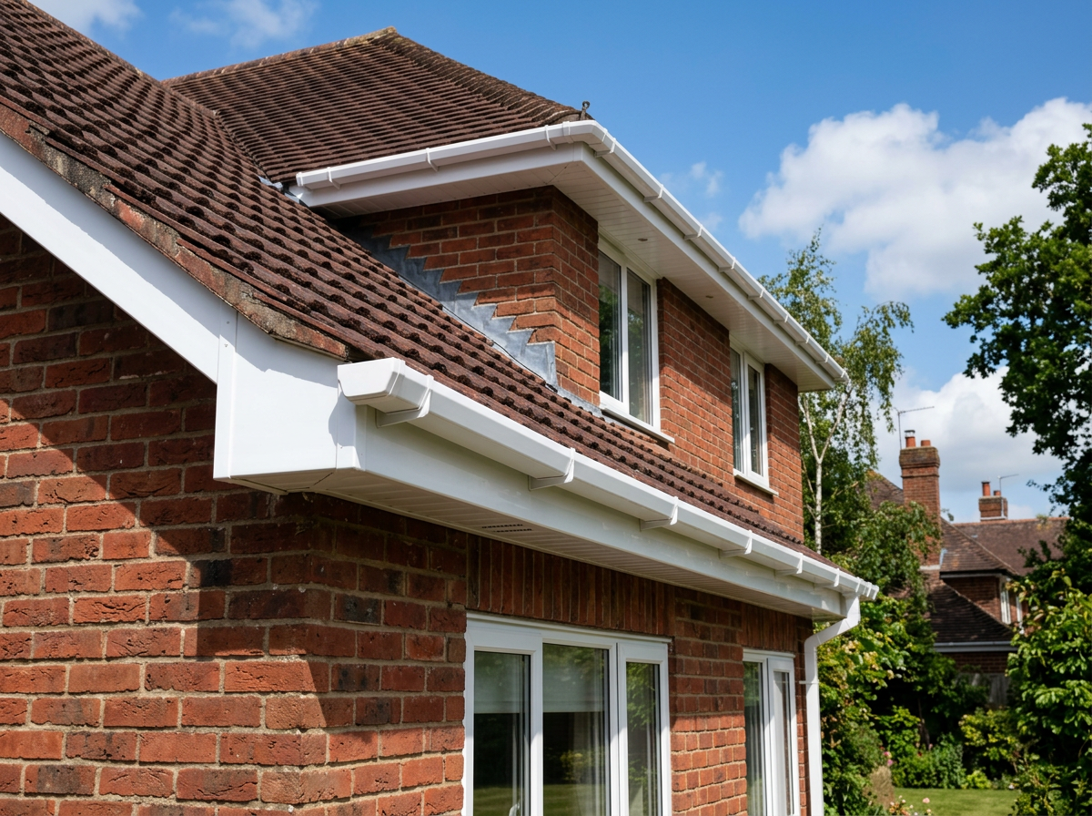 Fascias & Soffits on a UK home by Aviator Roofing Ltd
