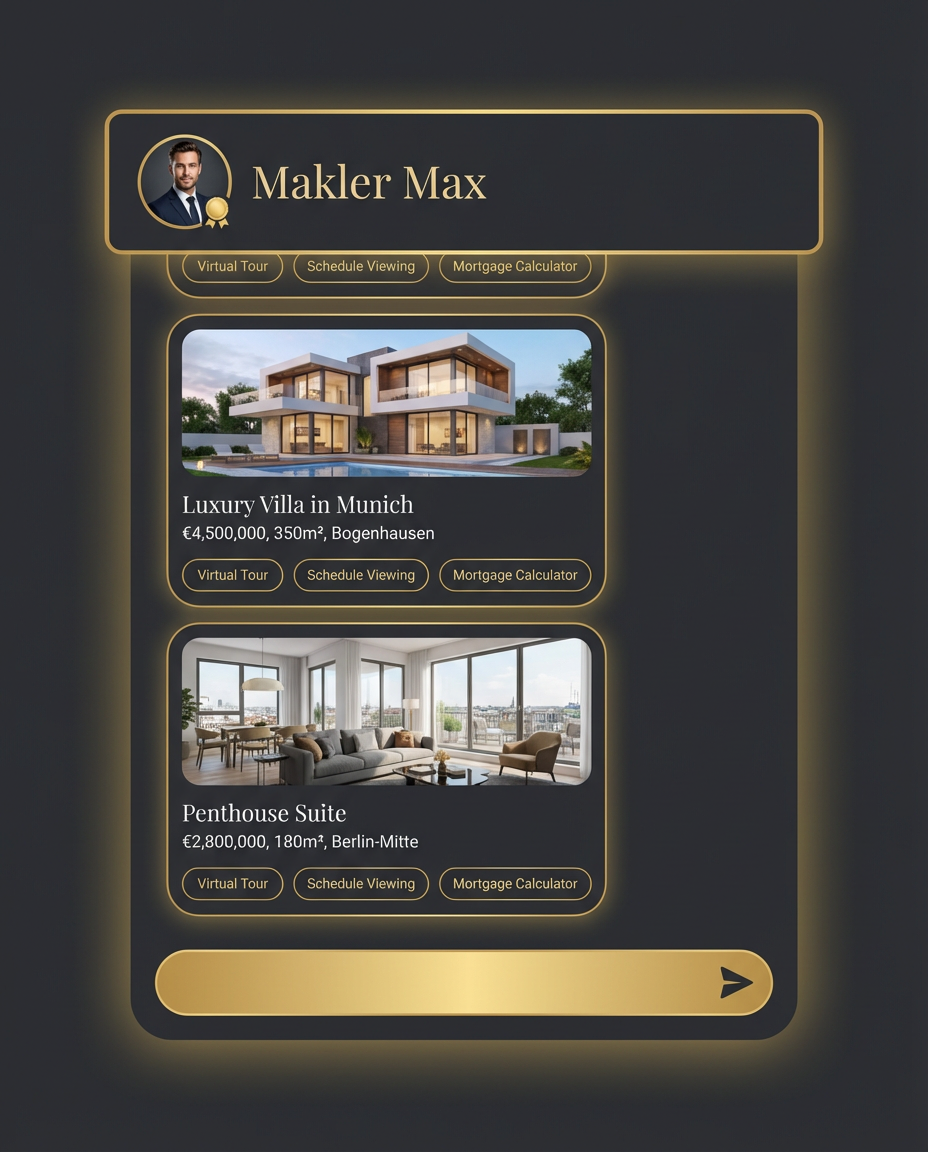Real Estate Chat Widget