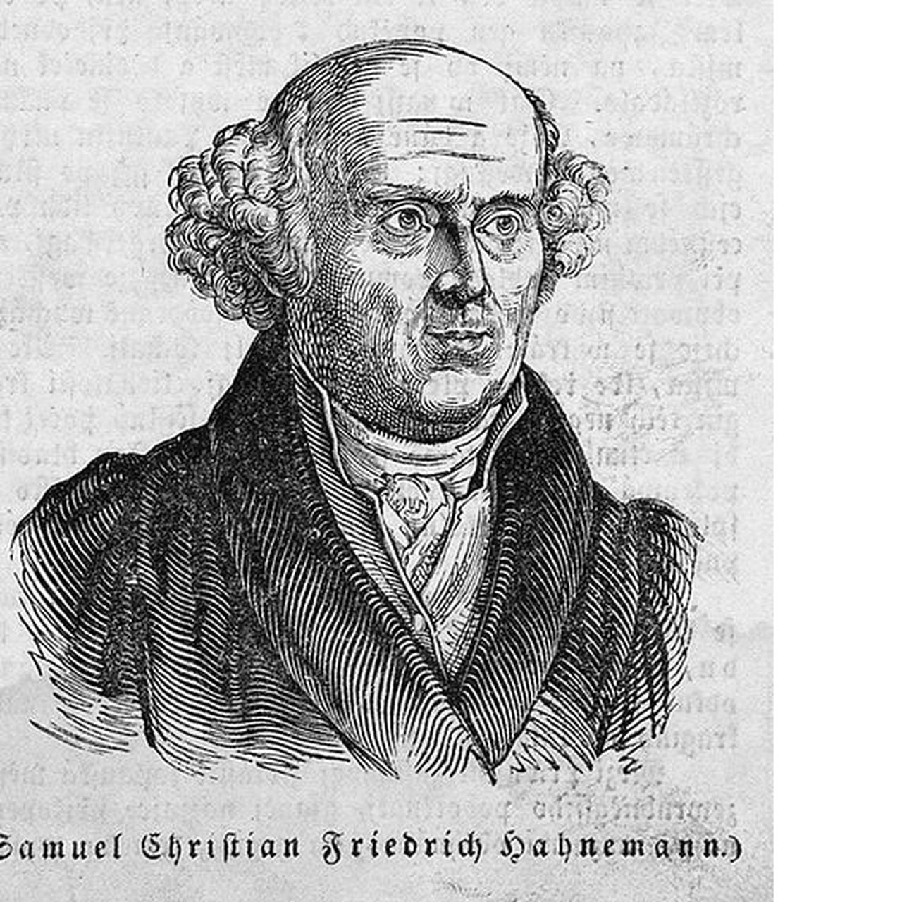 Ritratto di Samuel Hahnemann