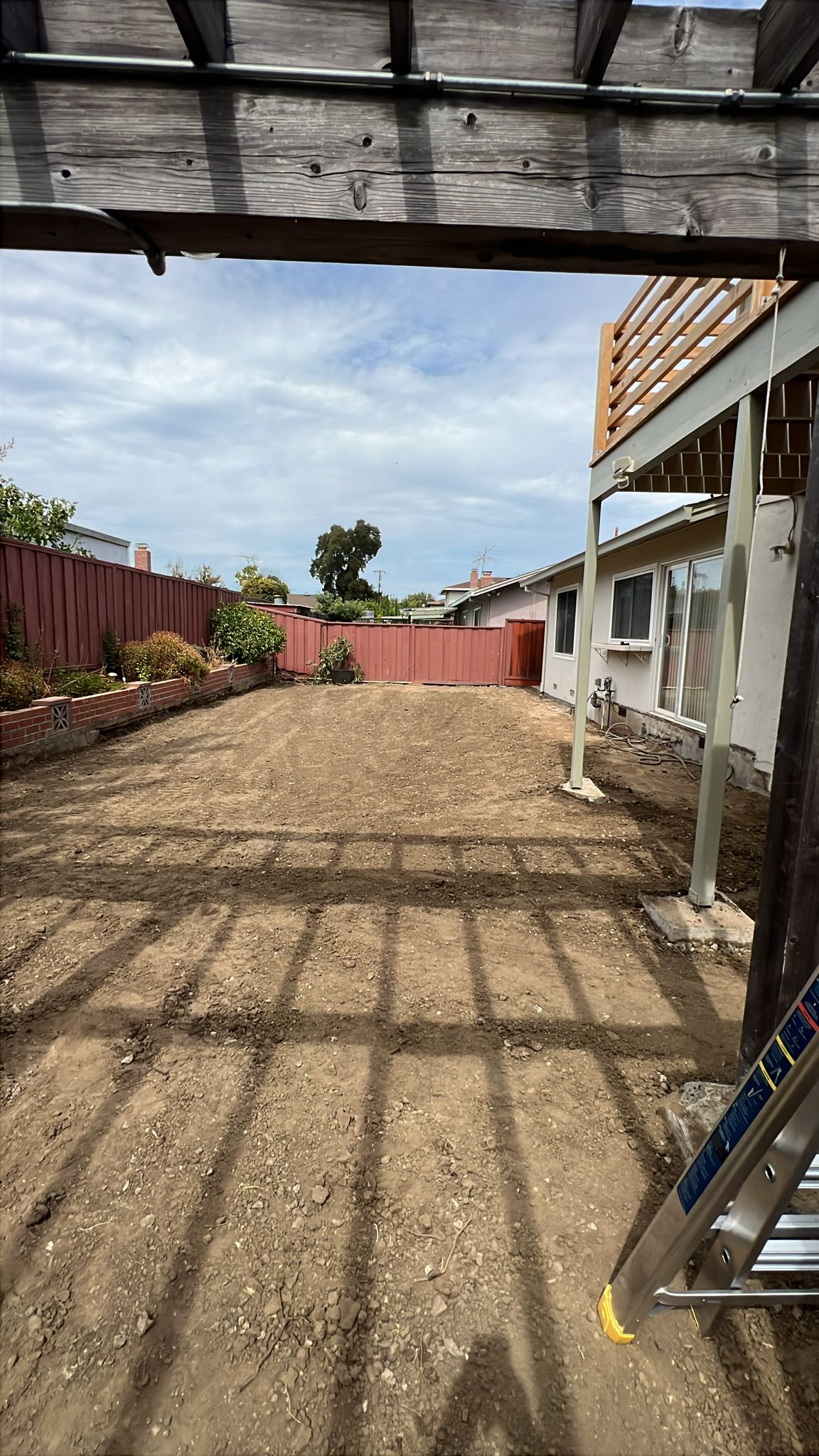 Yard After Pool Removal