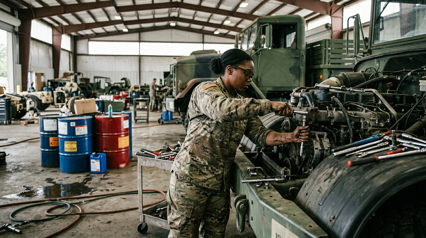 Motor pool & vehicle maintenance