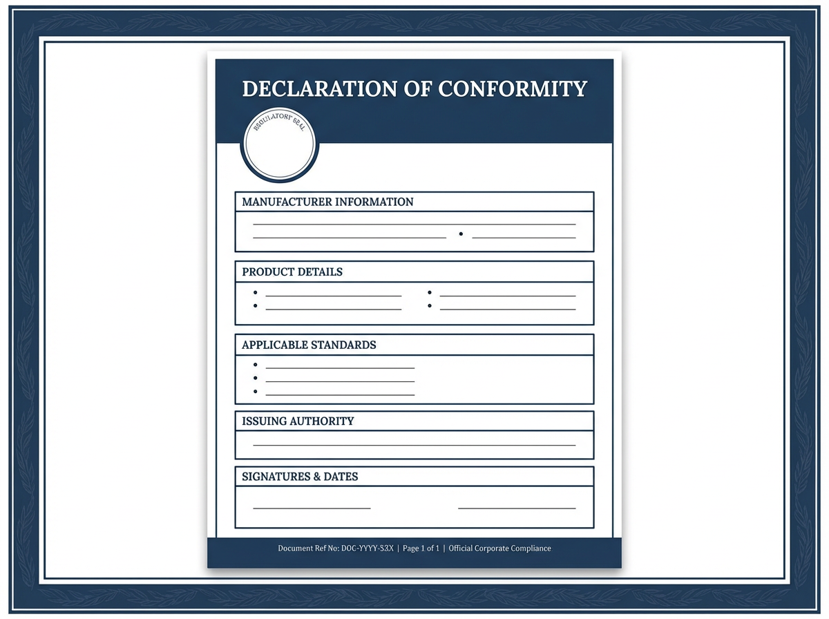 EU Declaration of Conformity Template