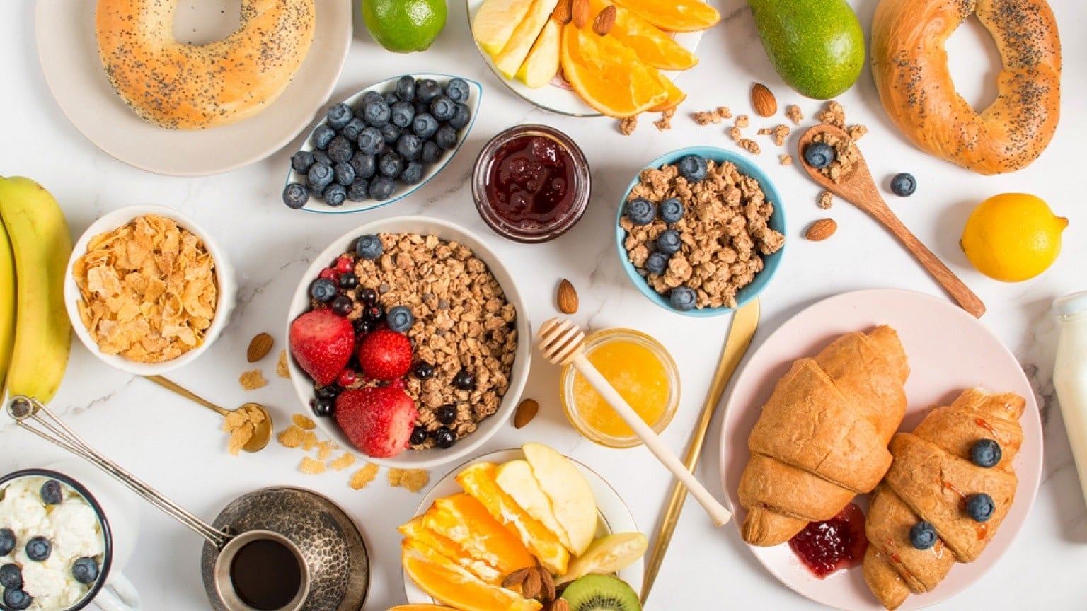 Pequeno almoço simples para um começo cheio de energia