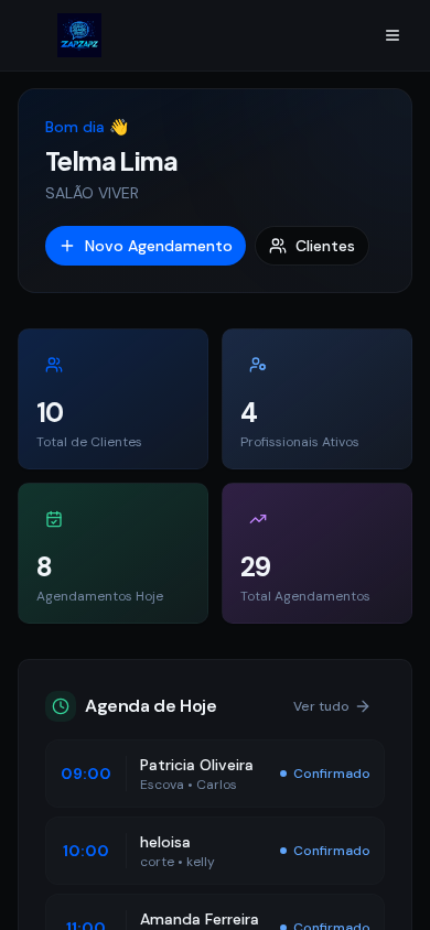 ZAPZAPZ no celular — gerencie de qualquer lugar