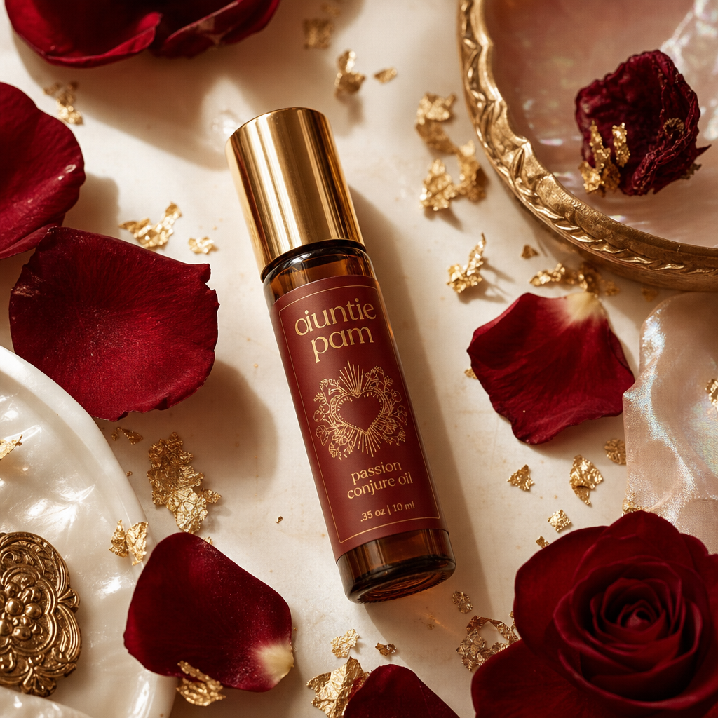 auntie pam - passion + magnetism conjure oil by church girl hoodoo