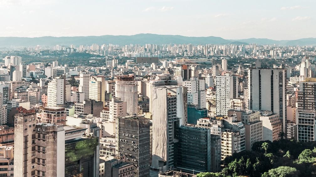 Vista aérea de São Paulo