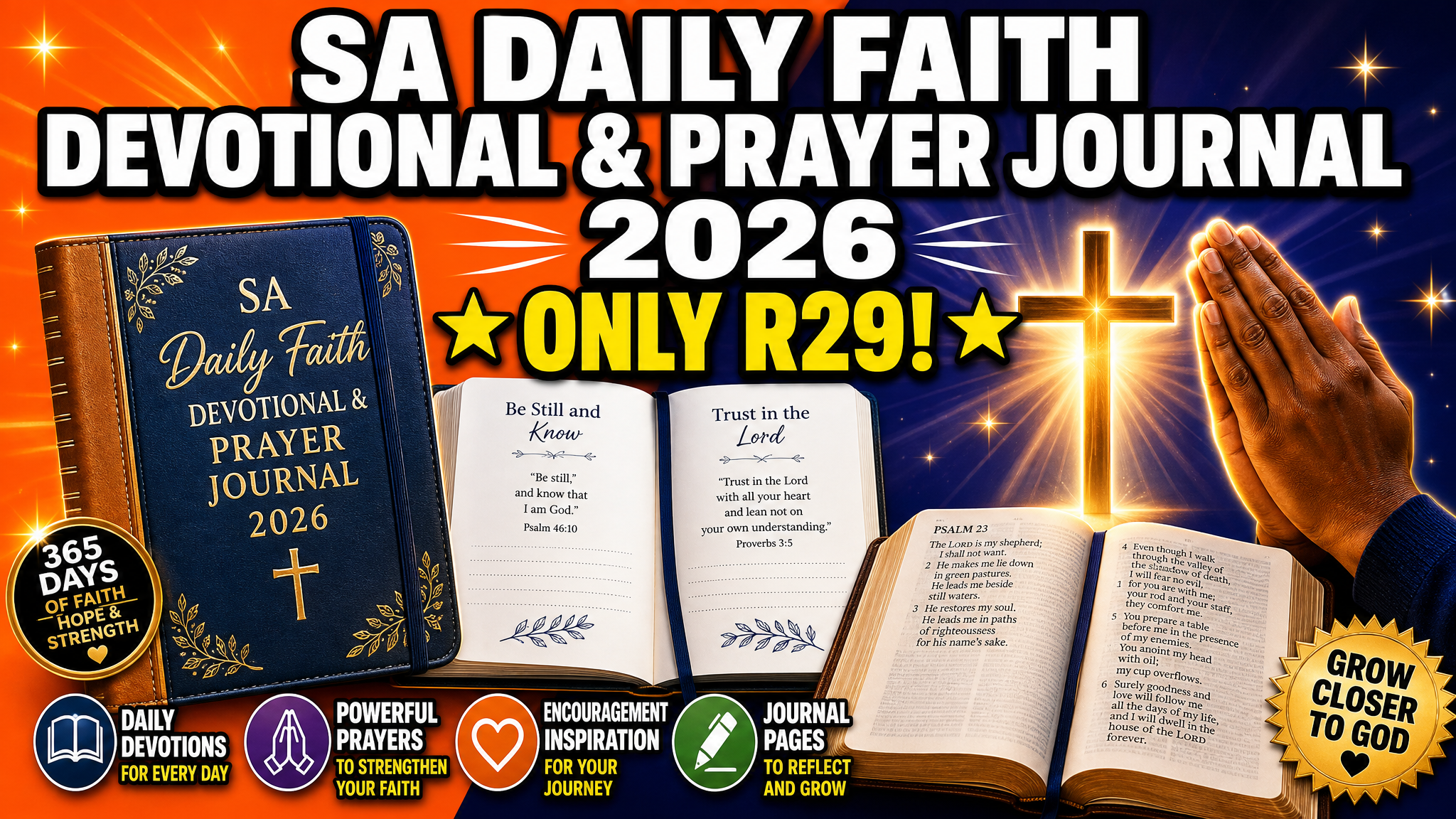 SA Daily Faith Devotional & Prayer Journal 2026