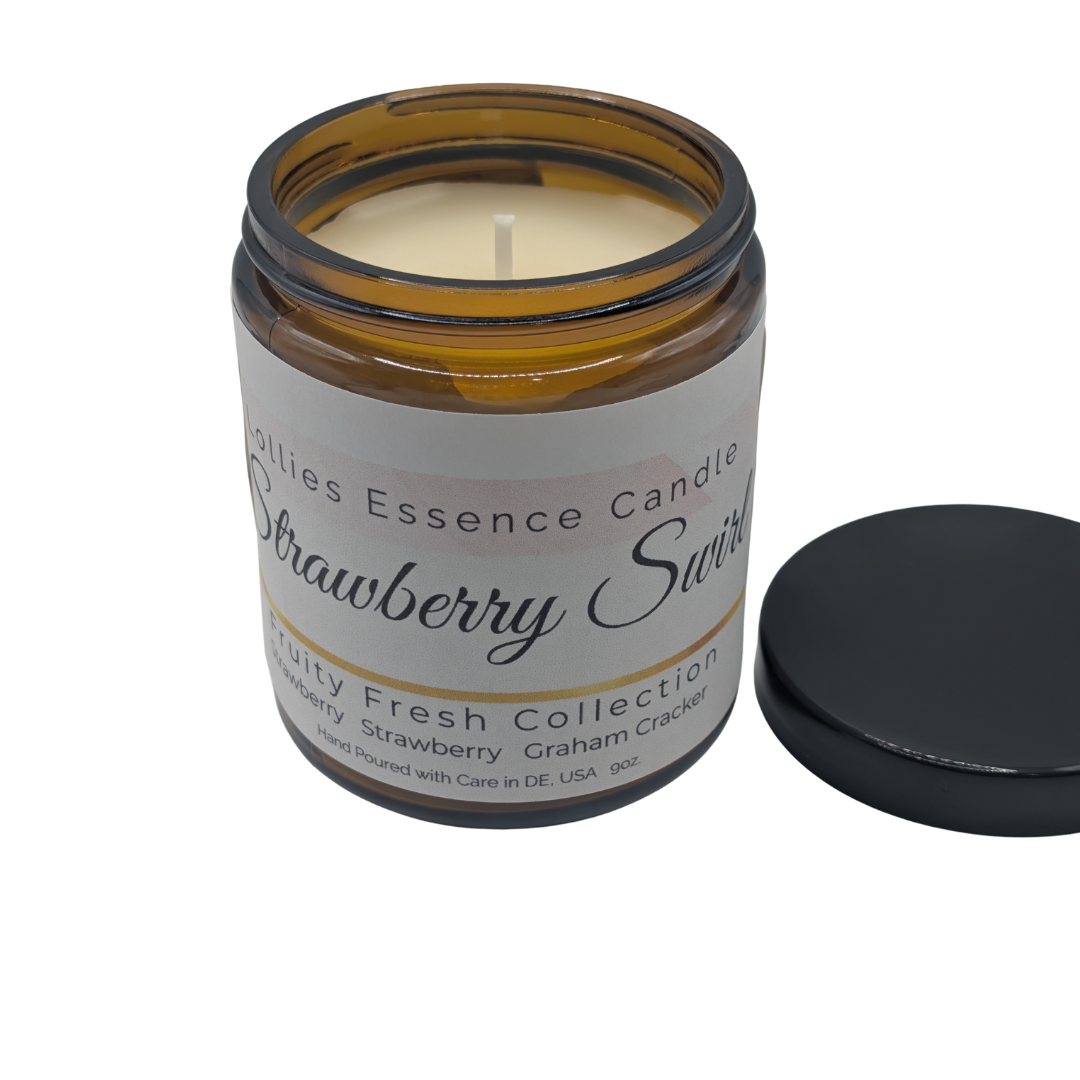 Strawberry Swirl Candle thumbnail 5