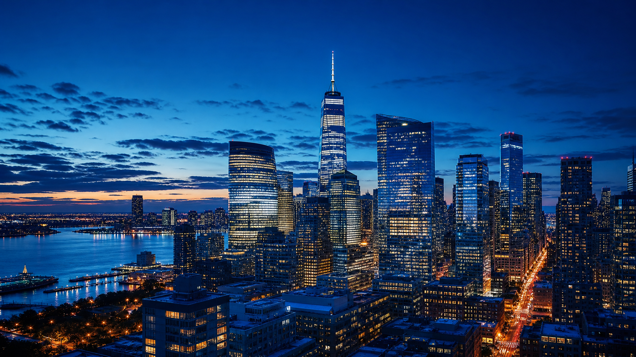 US city skyline representing business opportunity