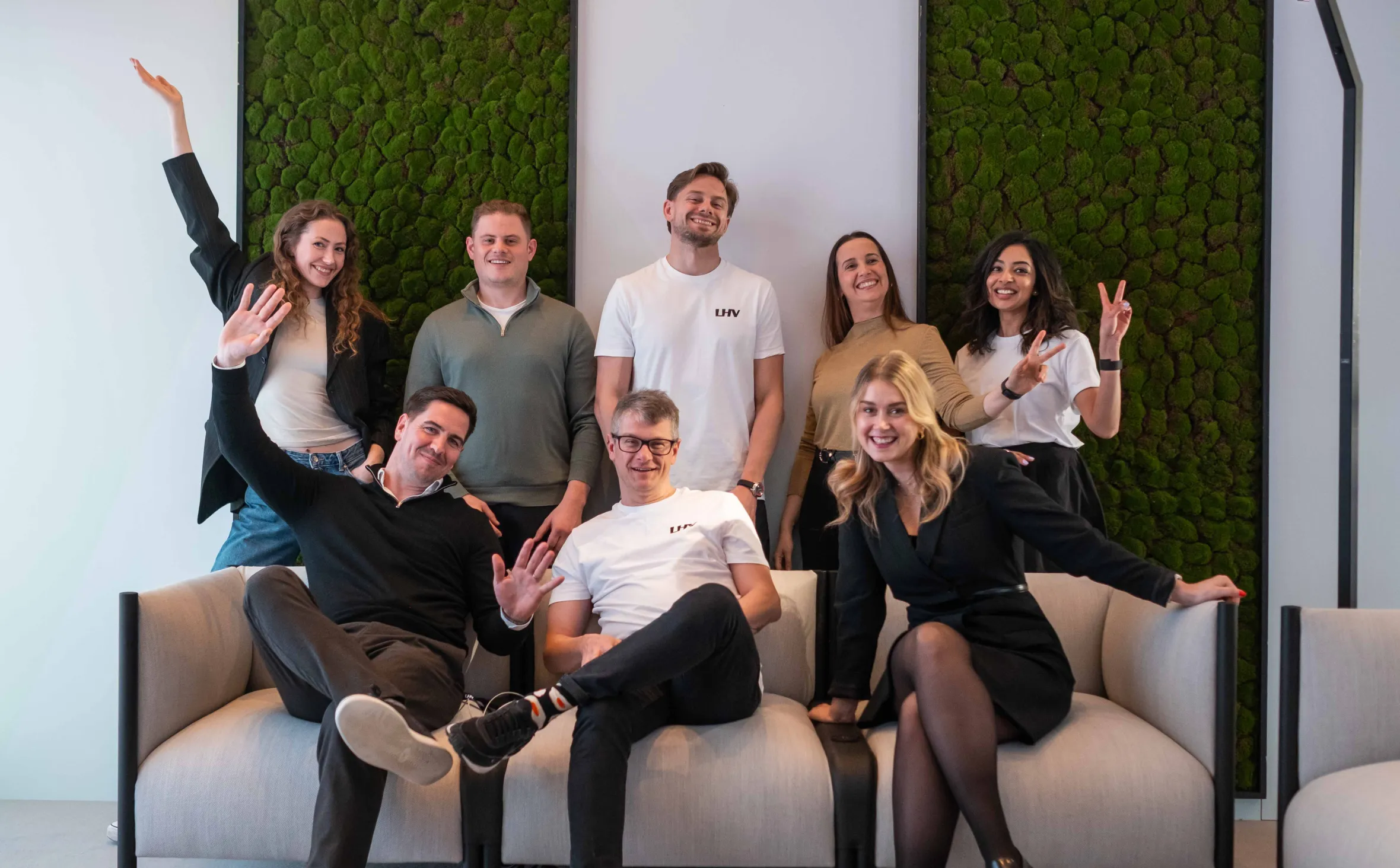 Professional team in a prestigious office setting