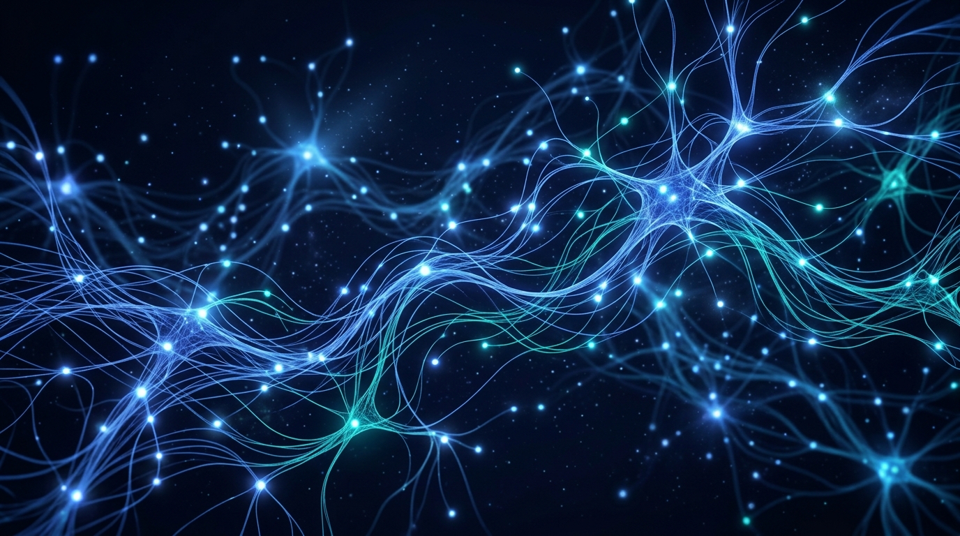 AI neural network background