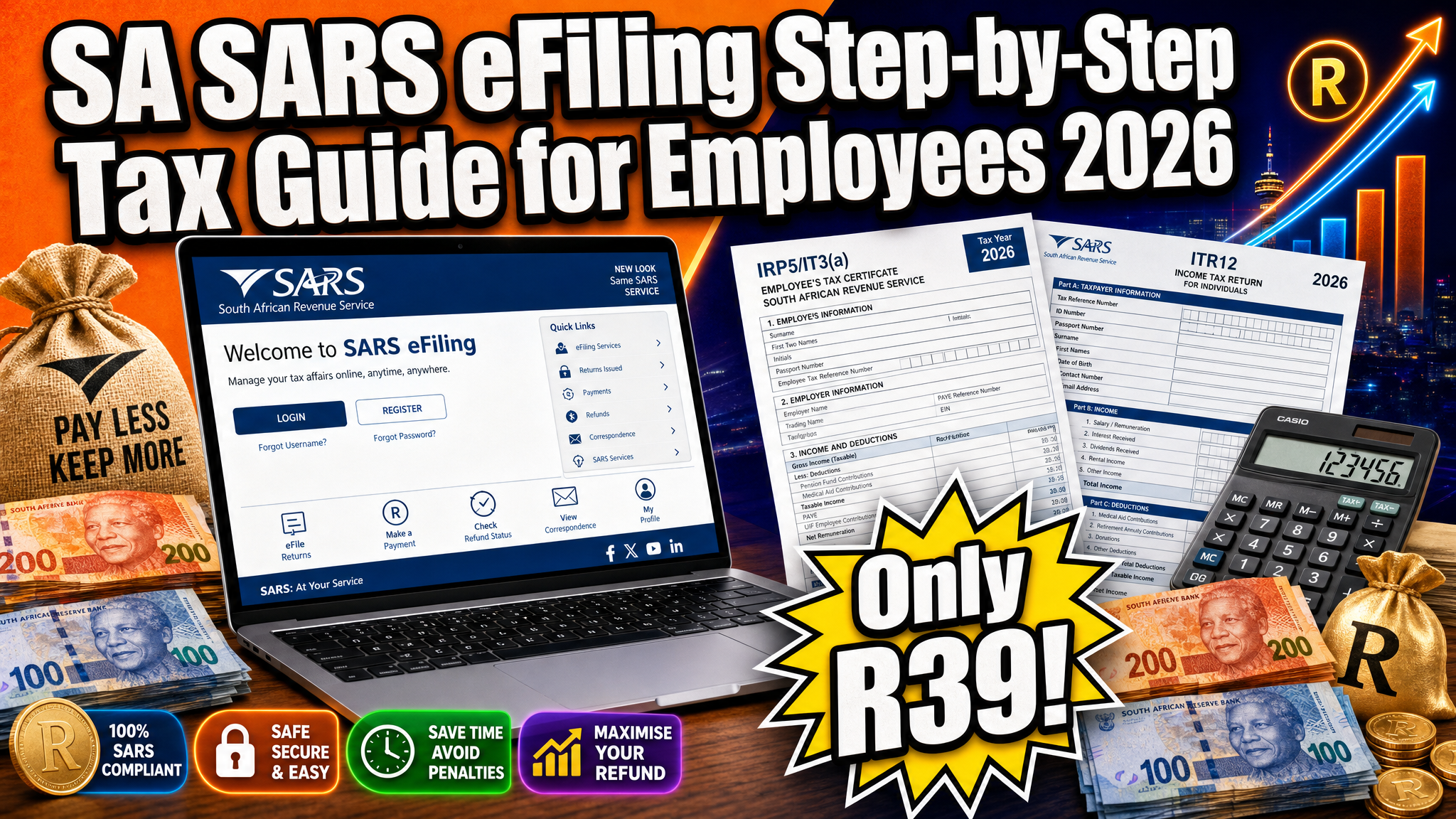 SA SARS eFiling Step-by-Step Tax Guide for Employees 2026