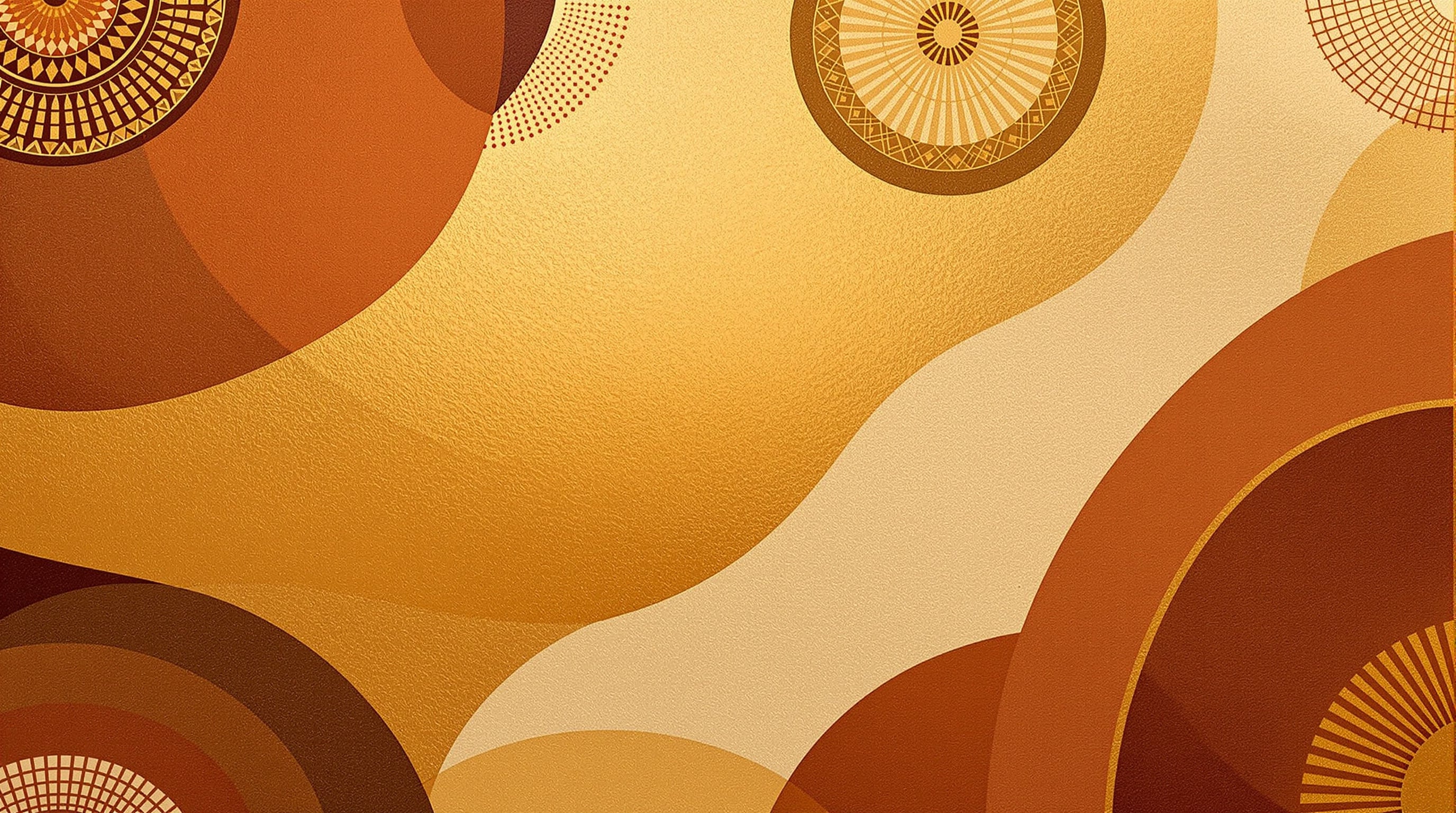Earth-toned ancestral pattern