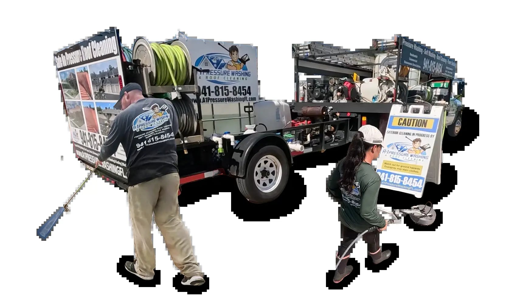 Elite Exterior Cleaning professional team