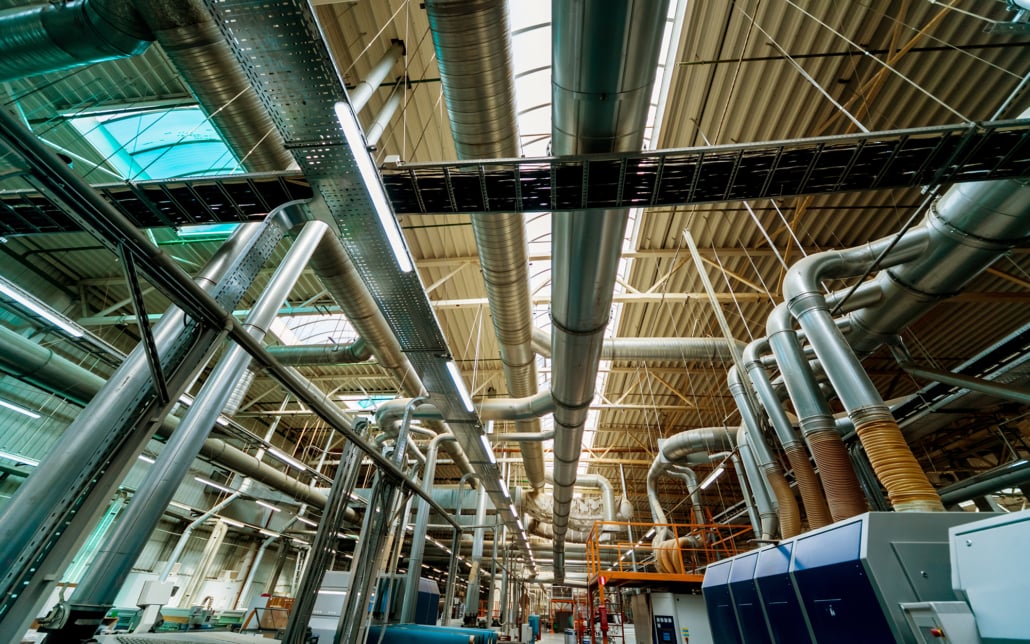 Commercial Rooftop HVAC Installation