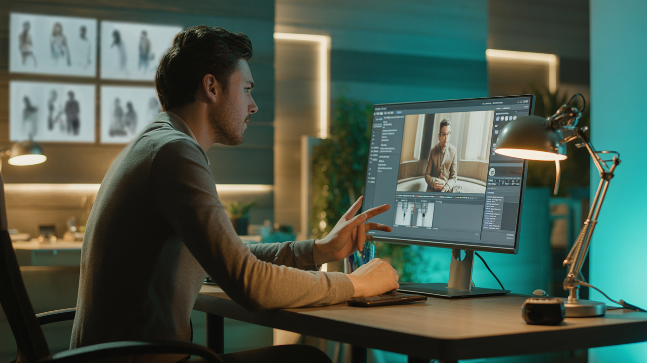 Creative director managing ongoing brand presence