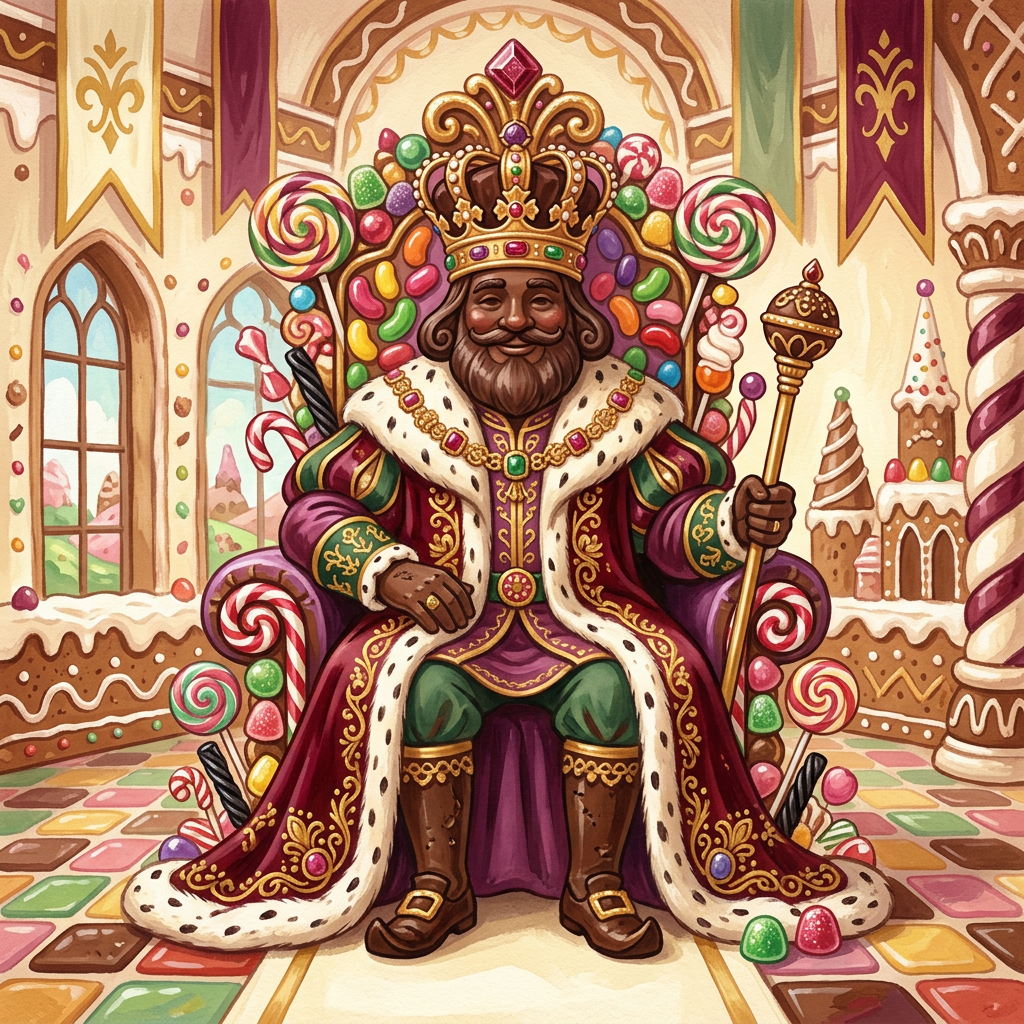 Portada ilustrada de Bombón I (El Rey de Chocolate)