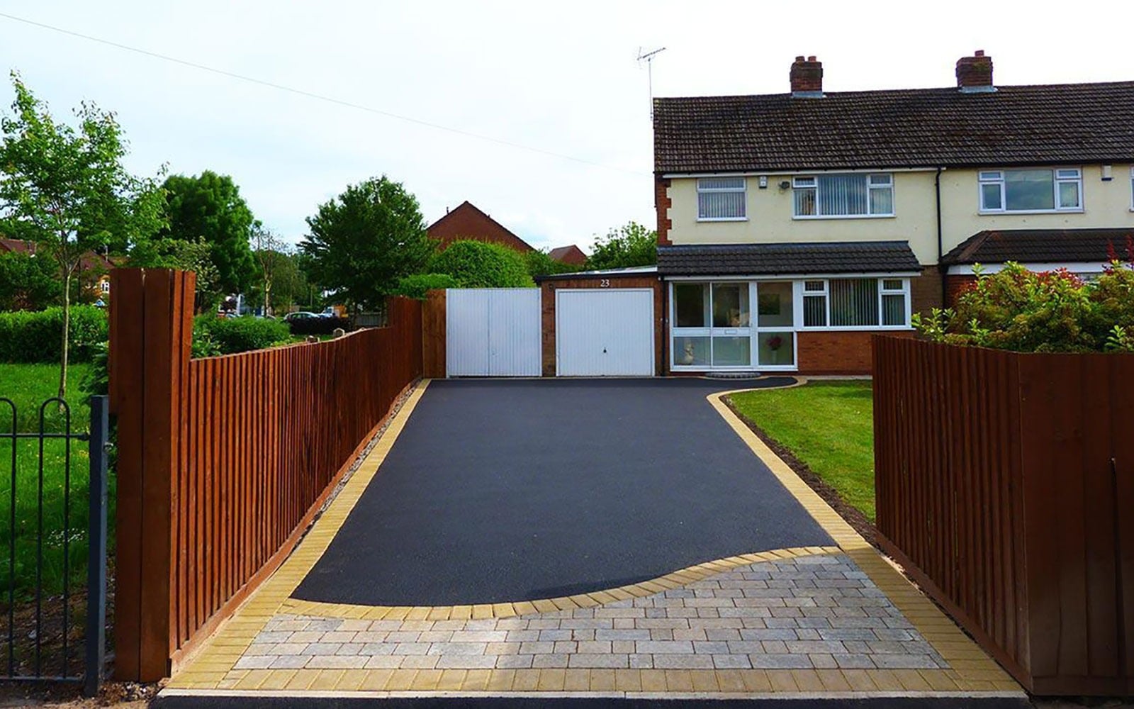 Tarmac driveway UK semi