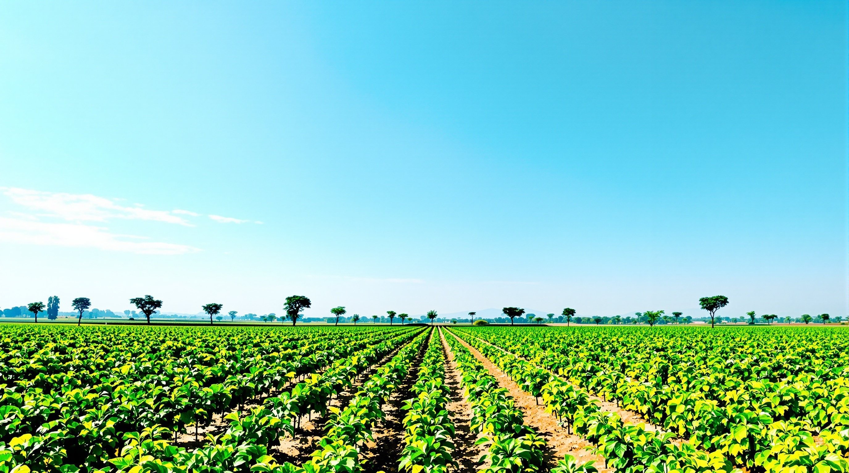 Lush farmland in Bihar