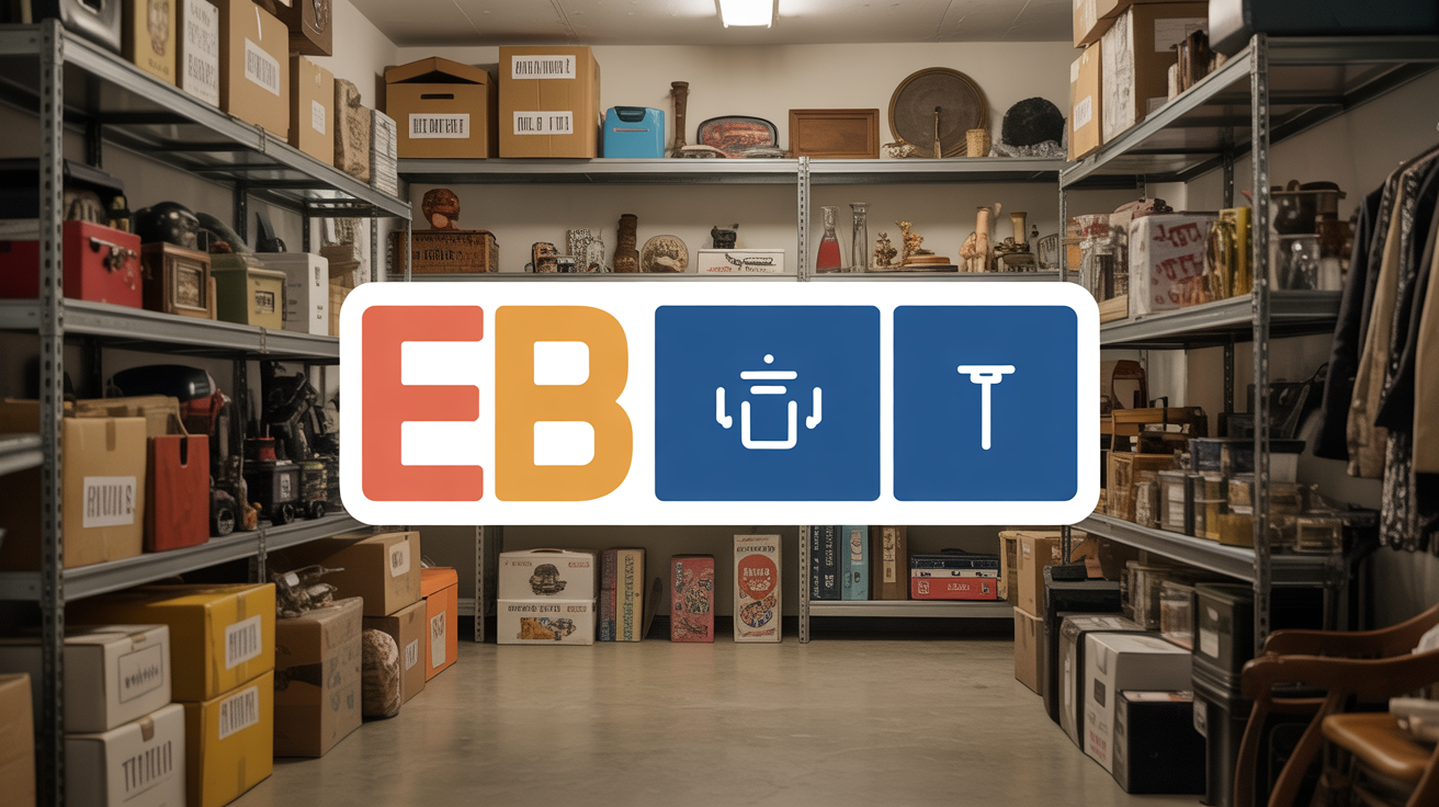 Organized storage unit with reselling inventory