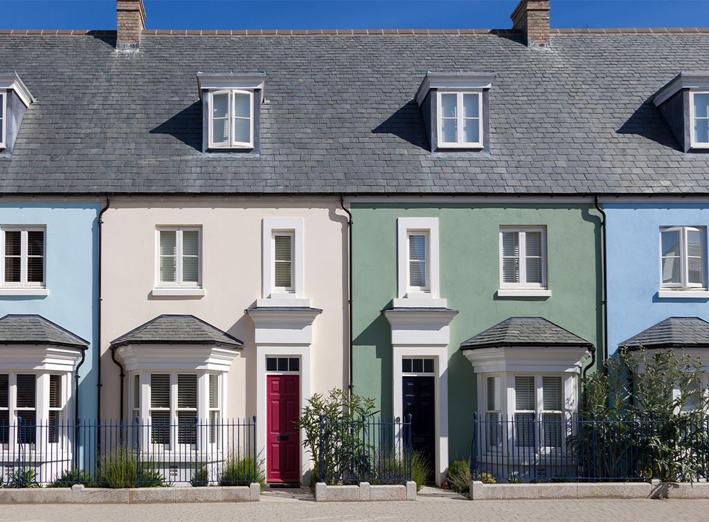 Exterior painting and render coating, Hertfordshire