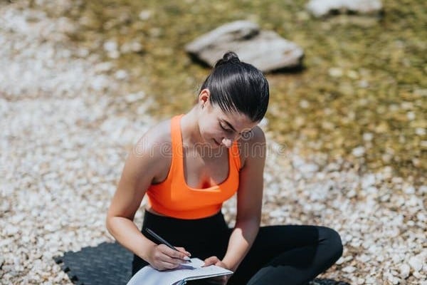 Young person engaged in journaling and reflective learning