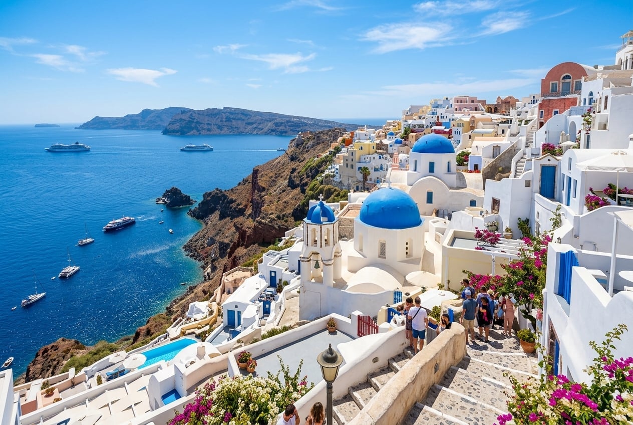 Santorini holiday destination