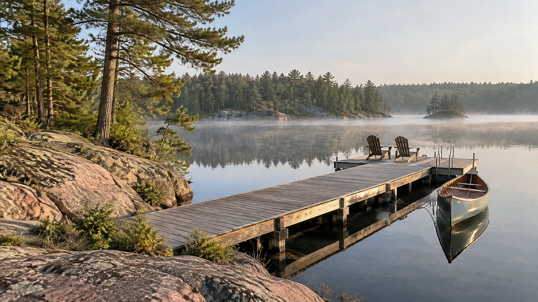 Docks project in Muskoka